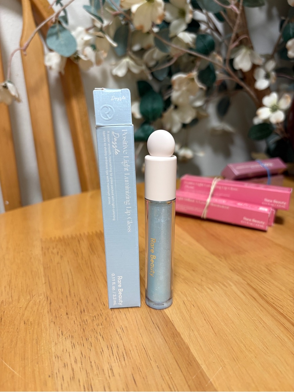 Rare Beauty Positive Light Luminizing Lip Gloss DAZZLE, 0.11oz, BNIB, AUTHENTIC